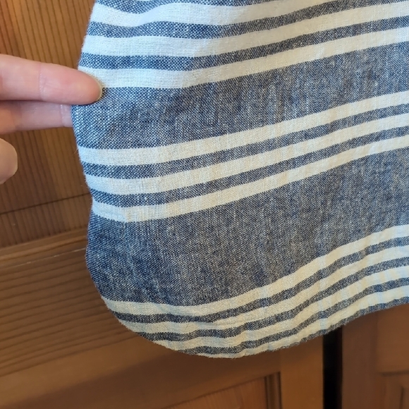 Old Navy Blue and White Striped Women's Dress - Picture 4 of 6